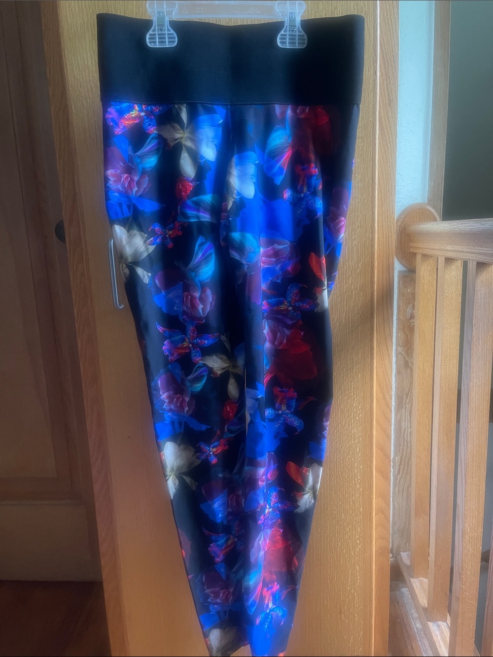 Floral Leggings - Black Multicolor